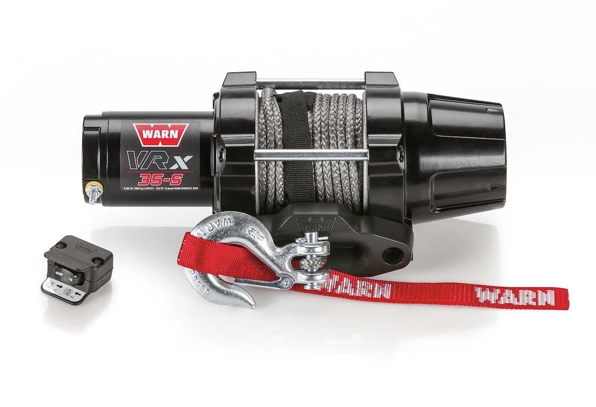 Warn VRX 35-S ATV Winch 15m Synthetic Rope