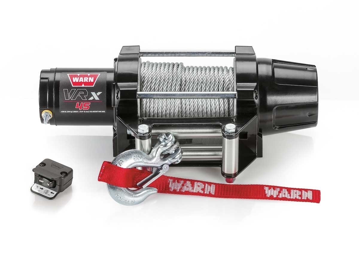 Warn VRX 45 ATV Winch 15m Wire Rope