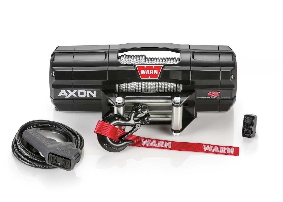 Warn AXON 45 ATV Winch - 15m Wire Rope