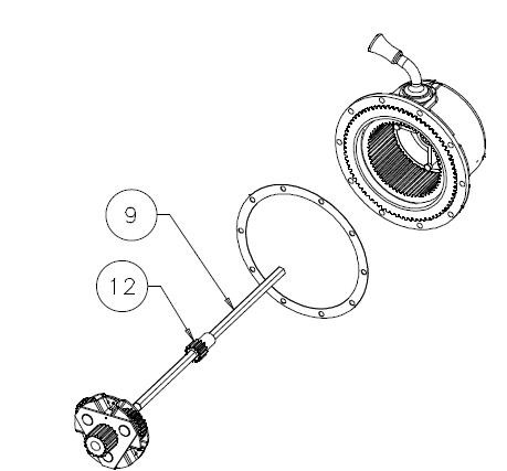 Warn sun gear 12T 98427 [was 13874]