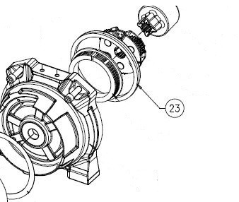 Warn v ring seal for Endurance 12.0 and 9.0RC winches [63542]