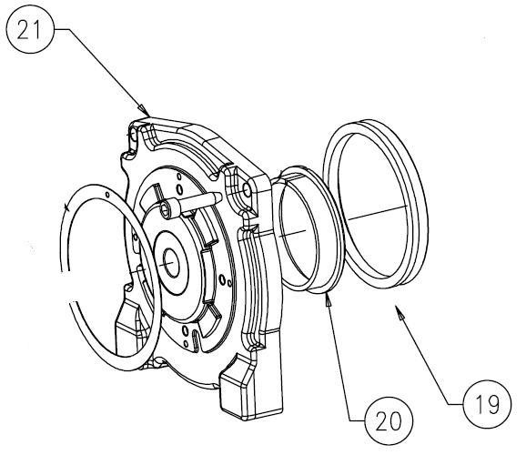 Warn drum support for 9.5XP winch 68607 WARN 68607
