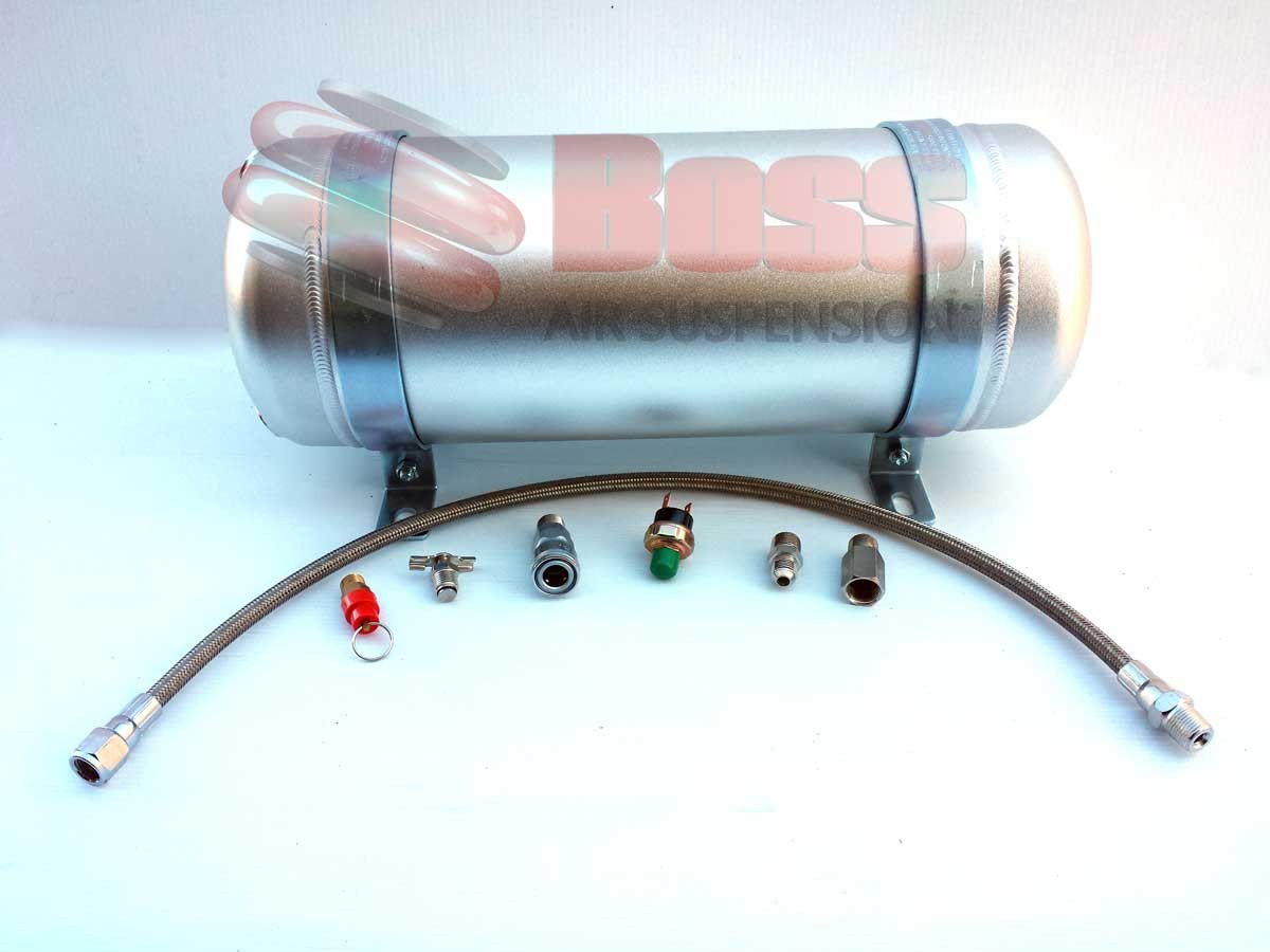 9L Aluminium air tank 5 port complete