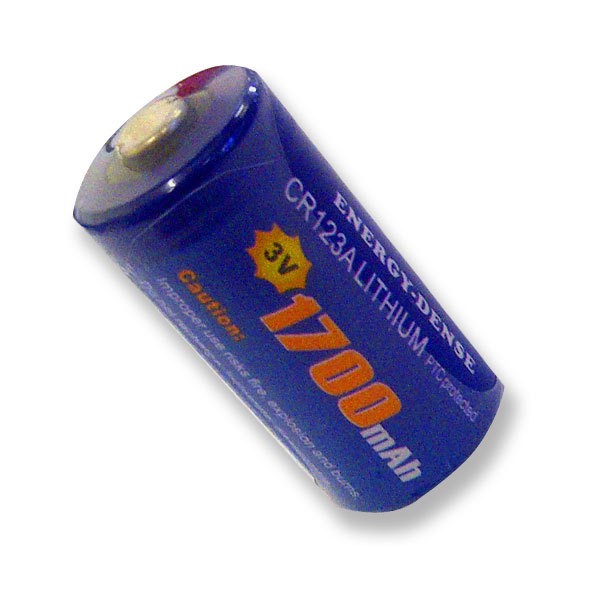 Cytac CR123A 3Volt 1700Mah lithium battery