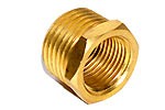 3/8" x 1/4" male reducer brass