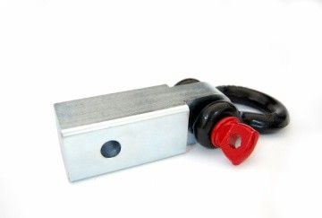 Receiver hitch with 4.7t bow shackle