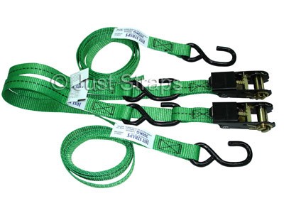 Just Straps Ratchet strap 25mmx1.6m light duty [pair]