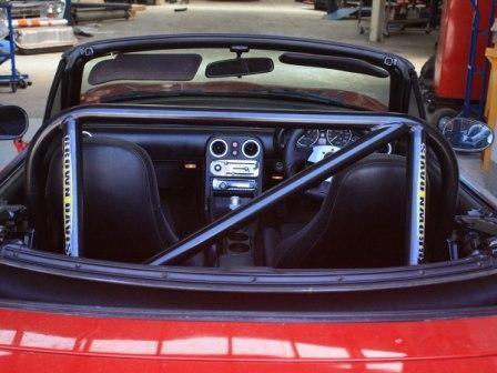 Mazda MX5 NB CAMS approved roll bar