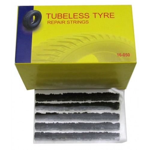 Tubeless Repairs Radial Tyre inserts Black X 50