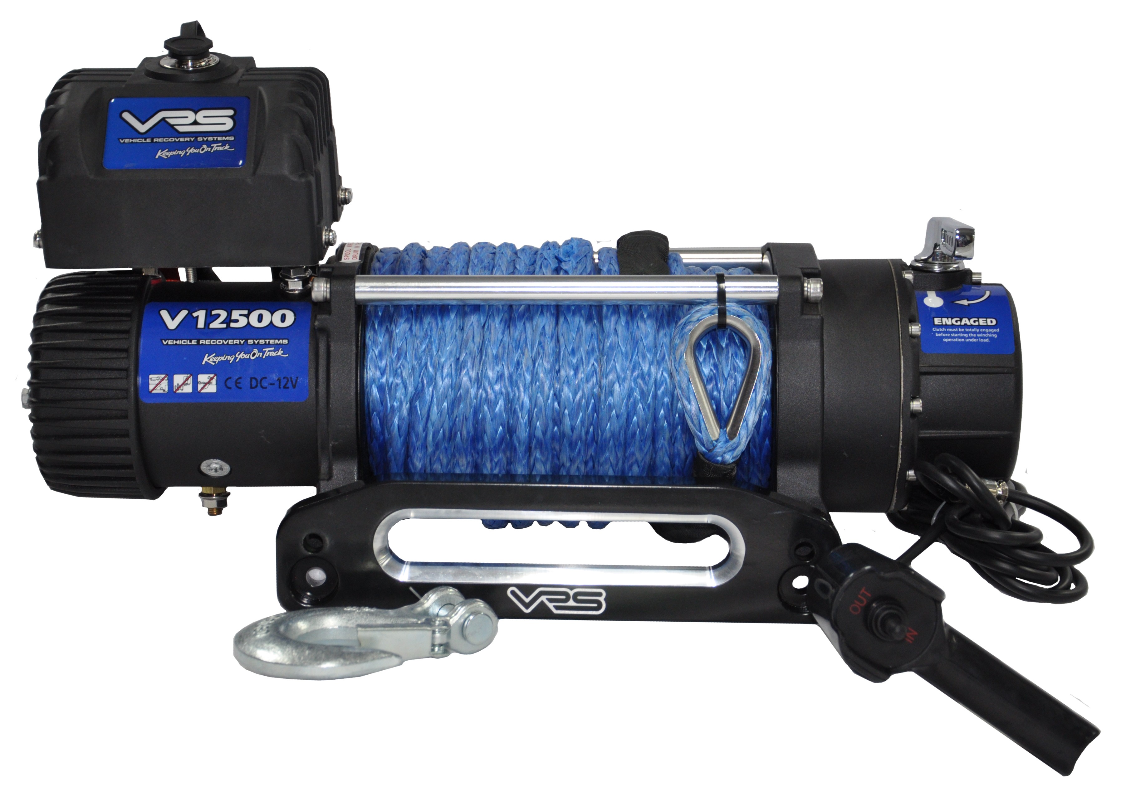  VRS V12500 winch with synthetic rope
