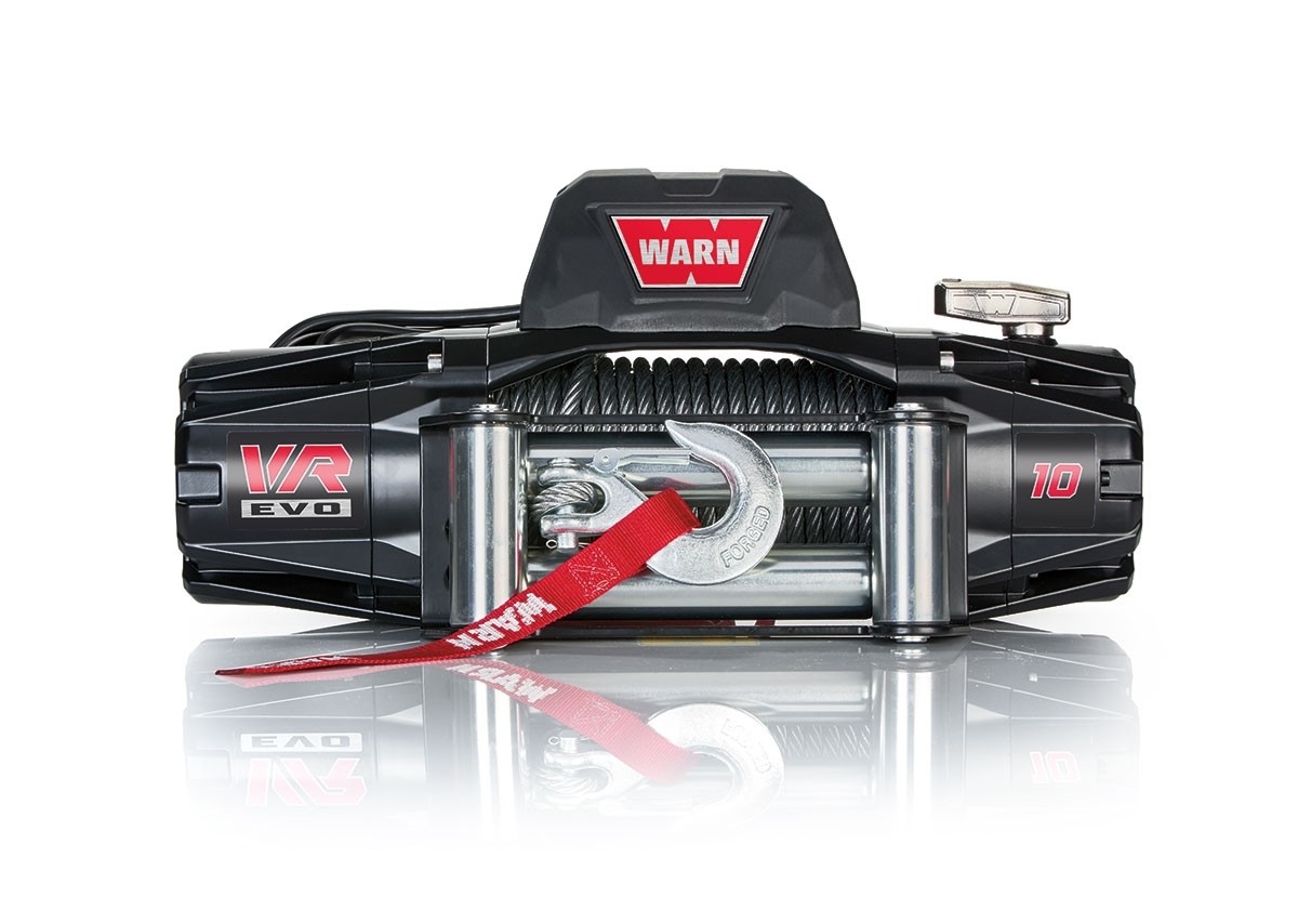 Warn VR EVO 10 - 27m wire rope with 2 in 1 wireless remote