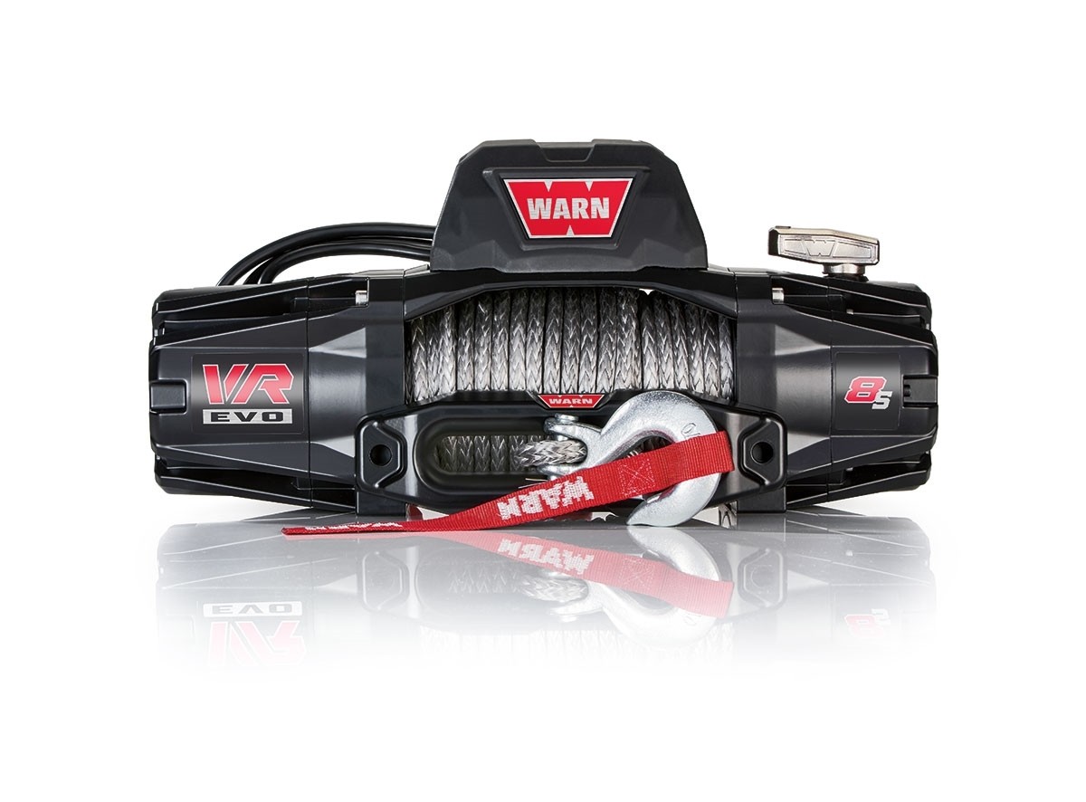 Warn VR EVO 8-S  - 27m Synthetic rope with 2 in 1 wireless remote