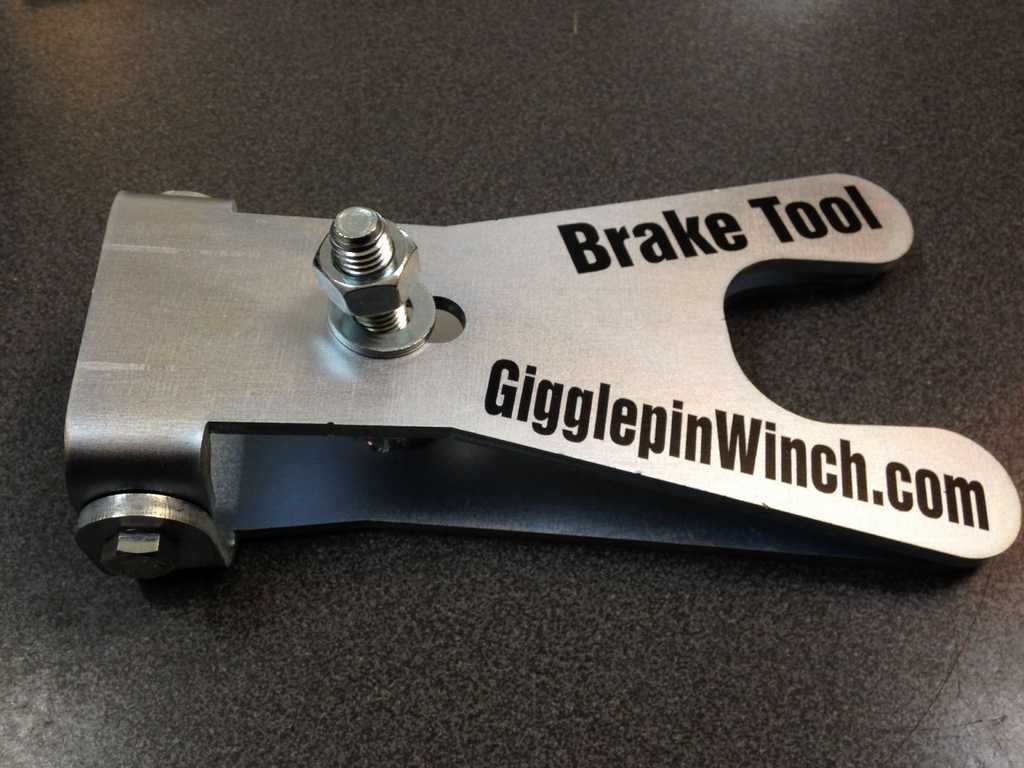 Gigglepin brake tool