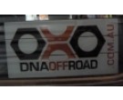 DNA sticker 200x100 reverse print