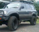Landcruiser 80 series GXL 1992 on replacement flares