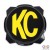 KC HiLiTES Gravity PRO6 black light cover with yellow KC logo