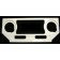 Fiberglass Landcruiser 40 series headlight panel - pre '79