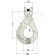 Self locking clevis hook 10mm